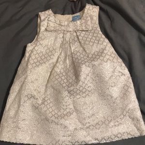 Gold Baby Gap dress Sz 6-12 mos